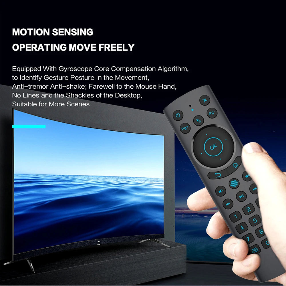 G20S PRO Remote Control Voice Backlit 2.4G Wireless Air Mouse Gyroscope G20BTS Plus BT5.0 Gyro For X96 H96 MAX TV BOX Controller Zpaxo
