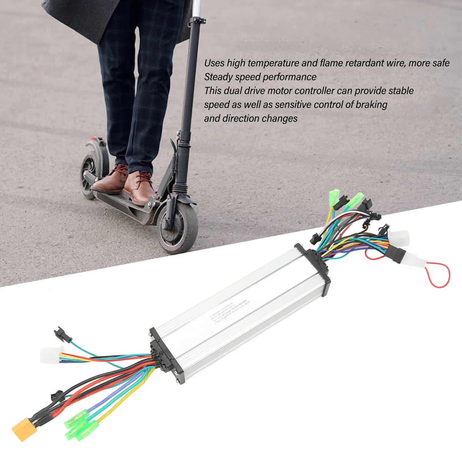 24V 36V 48V 350W Electric Scooter Motor Dual Drive Controller