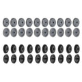 Car Seat Belt Limit Buckle Clips – Stop Button Retainer 5-20 Pairs
