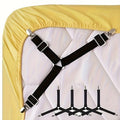 Non-slip Fitted Sheet Clips Multi-surface Stabilizing Solution