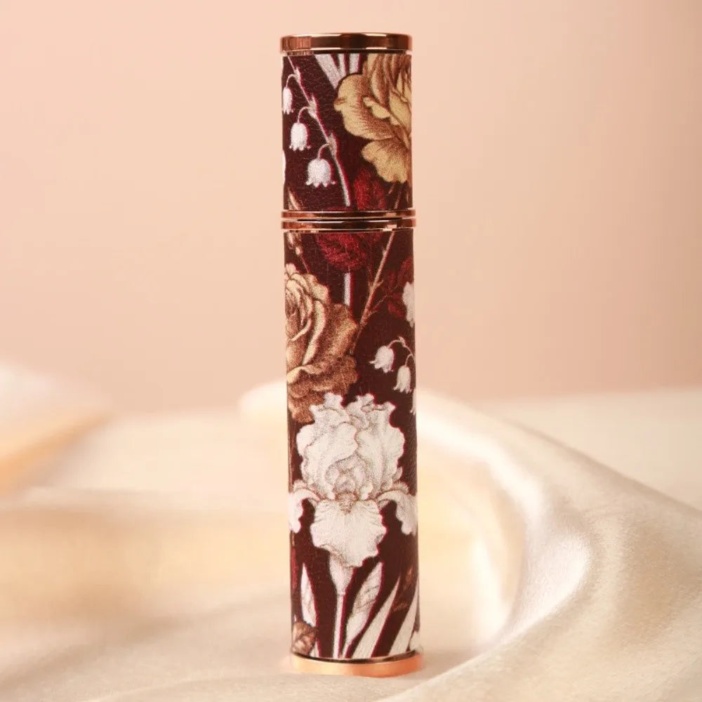 Mini Perfume Bottle Refillable Portable Spray Rotating Empty Storage Zpaxo 3
