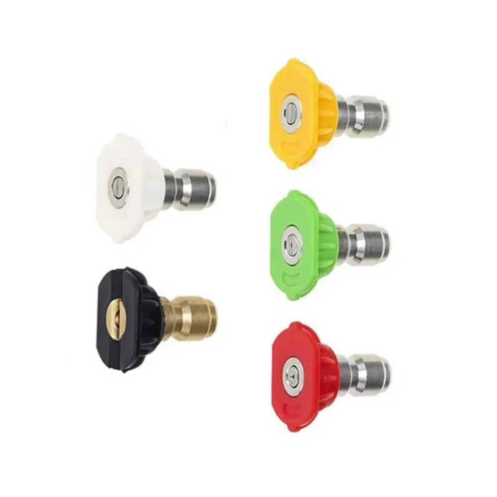1 Quick Connect Garden Pressure Washer Spray Nozzle 0 15 25 40 Degree
