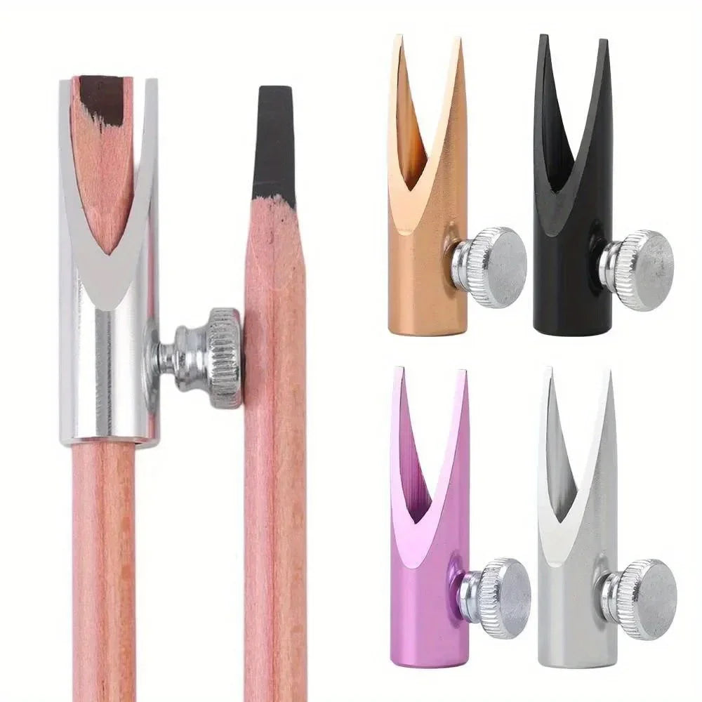 Eyebrow Pencil Sharpener Thin Tip Sharpening Tool Permanent Makeup & Tattoo Supplies,Professional Beauty Accessory Zpaxo