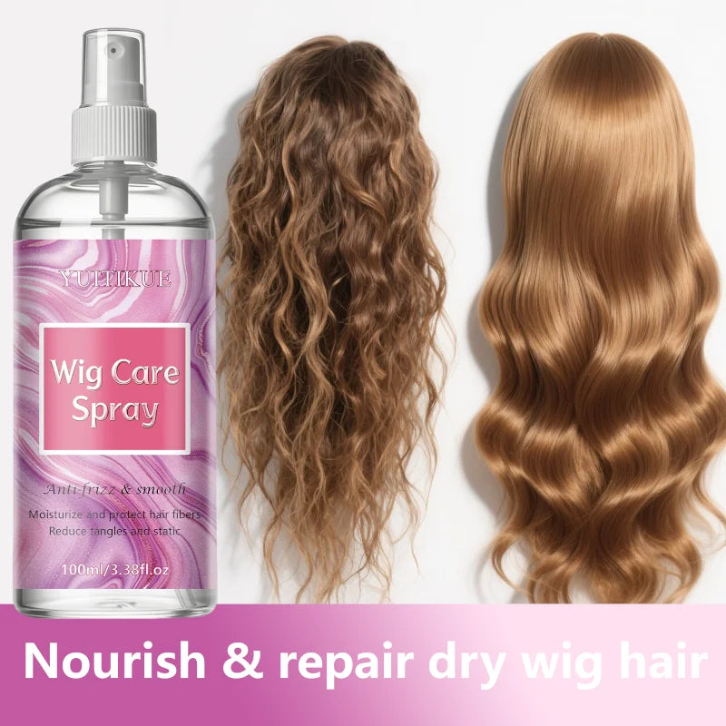 YUITIKUE Wig Care Spray – Anti-Frizz & Anti-Static 100ml Wig Conditioning Spray Zpaxo