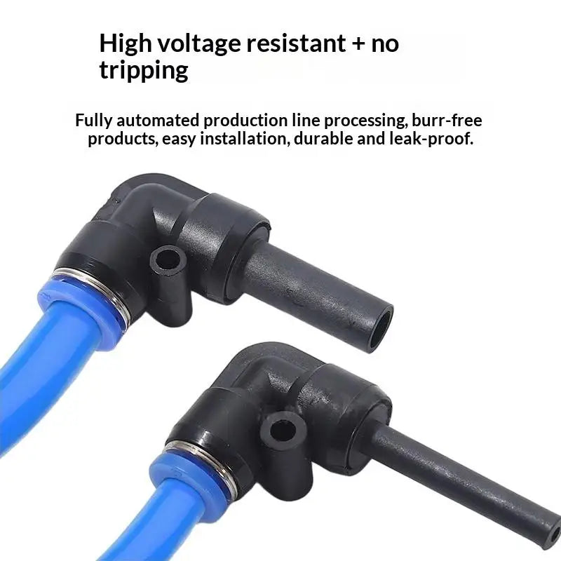 PLJ Pneumatic Quick-Connect Reducing Fittings 4–10mm | 2/10 Pack Pneumatic Fitting Zpaxo