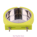 Pet Crate Bowls Dog Bowl Removable Stainless Steel Hanging Feeder