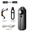 USB Rechargeable LED Keychain Flashlight – 5-Mode Clip Warning Light