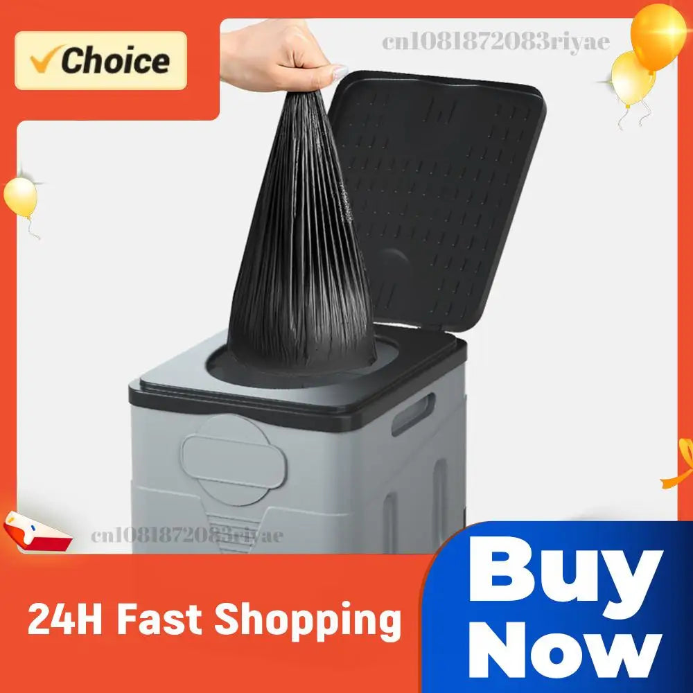 1 Roll Camping Toilet Garbage Bag Disposable Biodegradable Bags