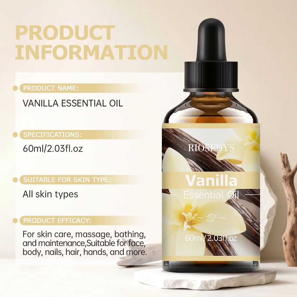VANILLA ESSENTIAL OIL Has Deep Nourishing Moisturizing Effects Making Zpaxo
