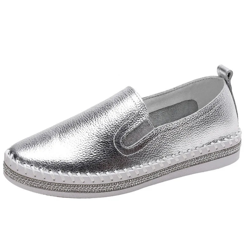 Winter Shoes women flat moccasins mixed colors bling crystal loafer slip-on embroider platform espadrilles new ladies shoes Zpaxo 5 35
