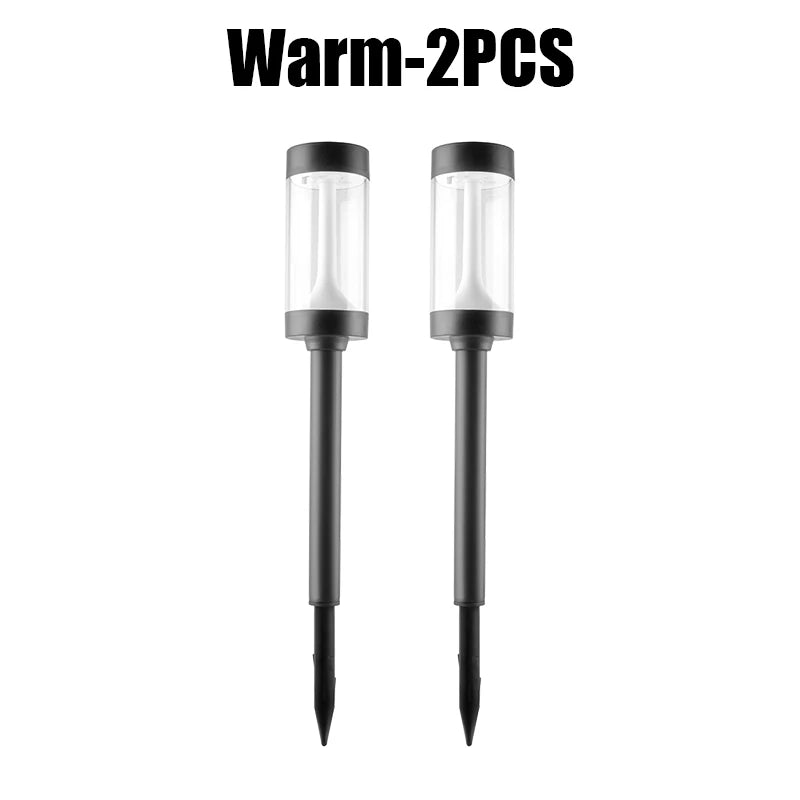 Solar Powered Lawn Light Garden Landscape Patio Decorative Mood Lamp Zpaxo Warm 2PCS