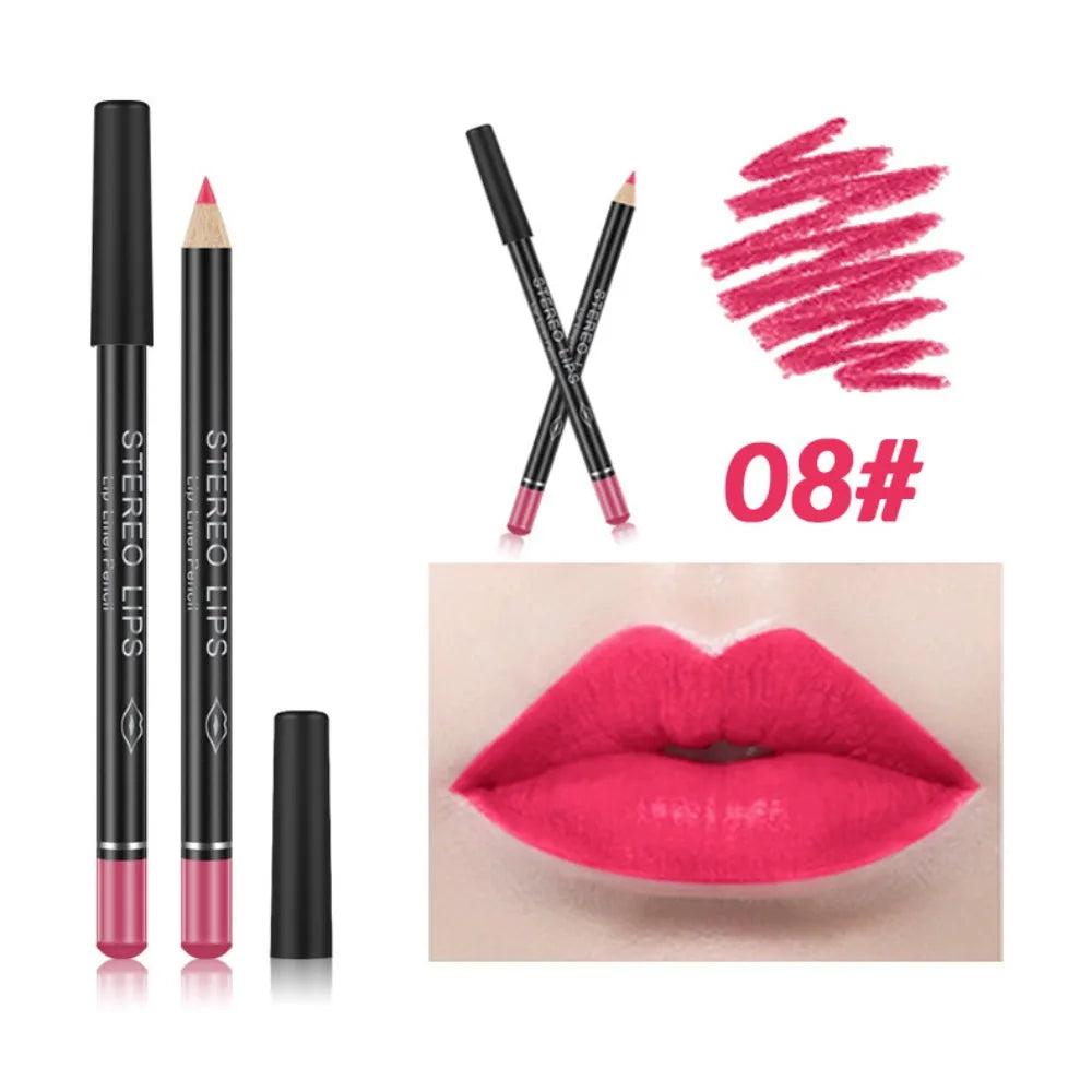 Luxury Long-lasting Matte Lip Liner Plumping Perfect Outline Filling Zpaxo 08