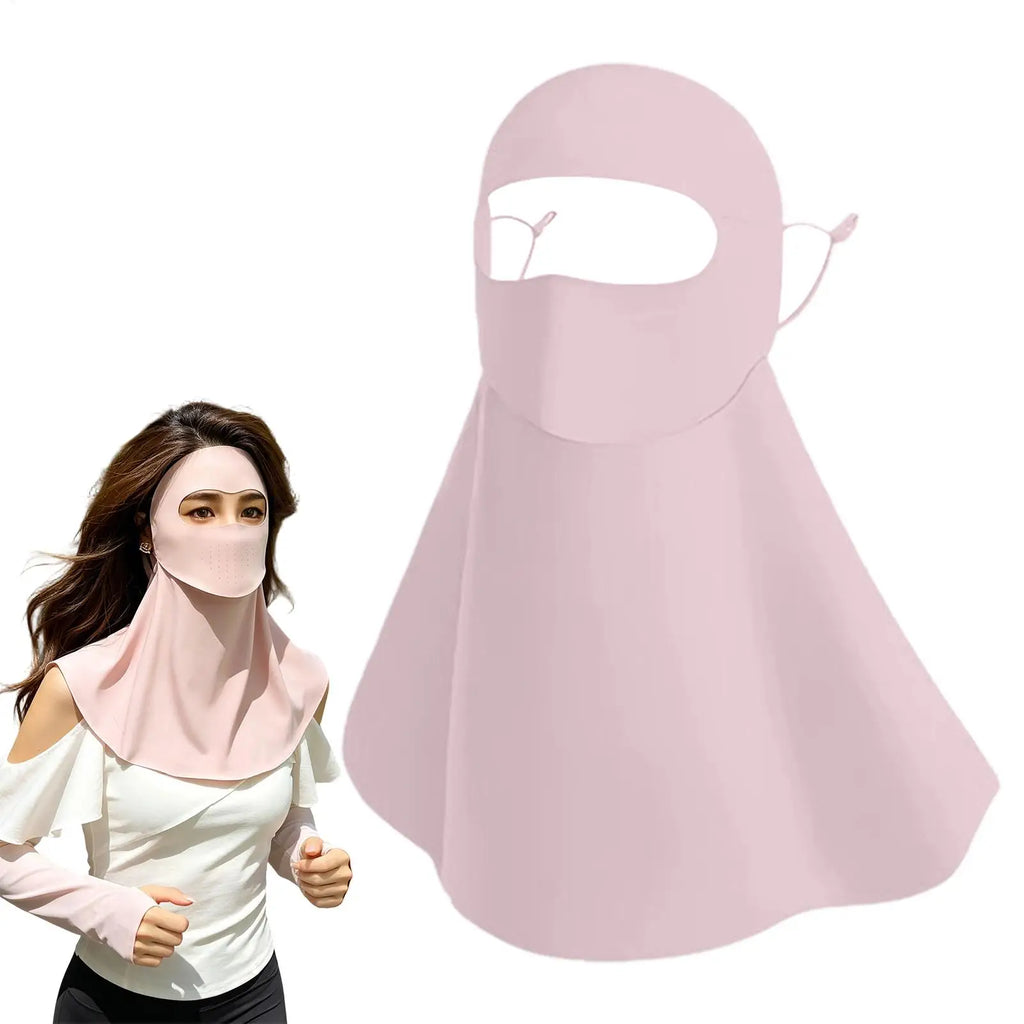 UV Protection Full Face & Neck Mask – Breathable Sun Cover UV Sun Face Mask Zpaxo