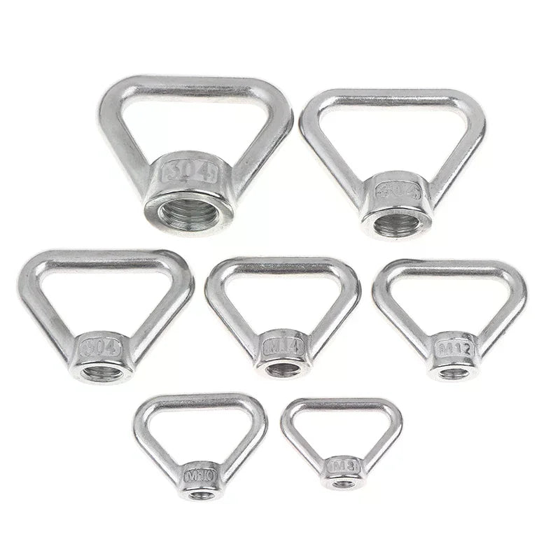 M8 M10 M12 M14 M16 M20 M24 304 Stainless Steel Triangle Lifting Eye Zpaxo