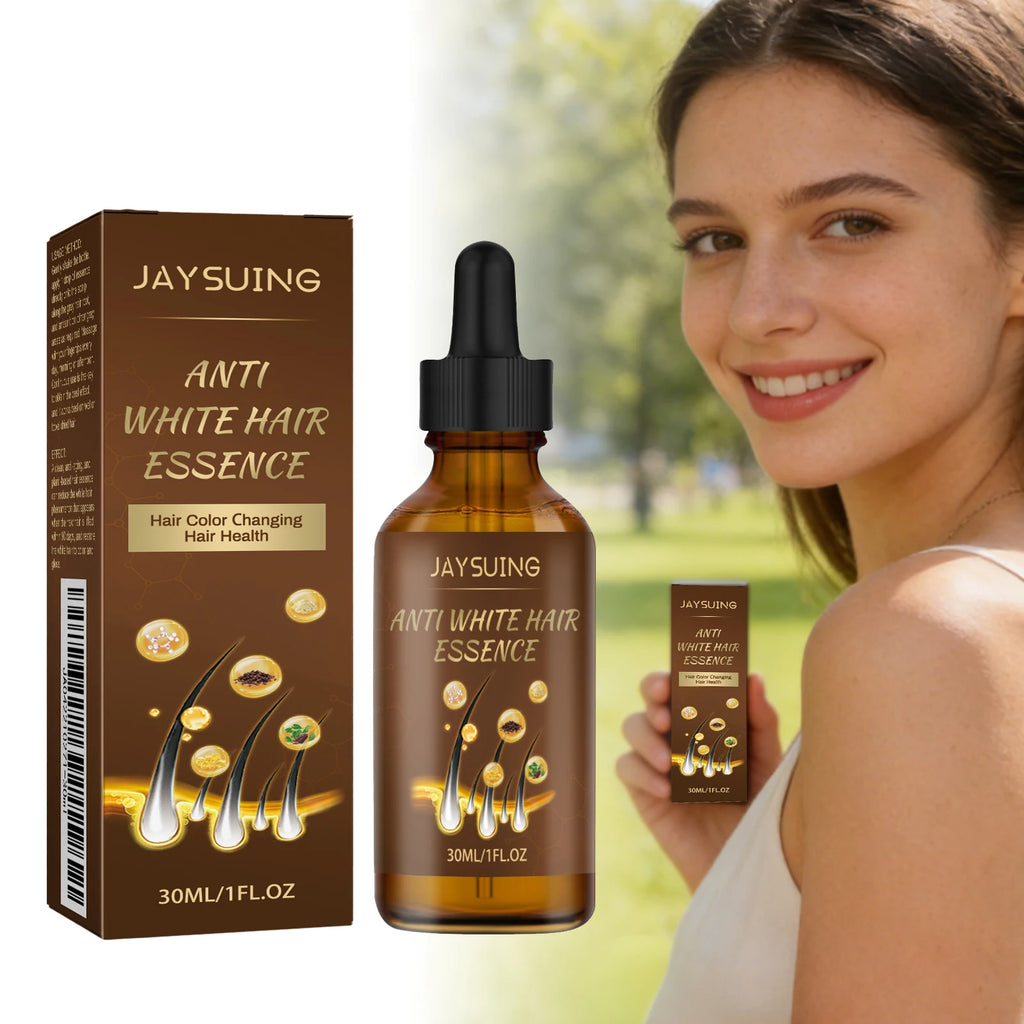 Jaysuing Anti-Grey Hair Serum – Nourishing Essence Oil 30ml Hair Care Serum Zpaxo 30ml Boxed X 2PCS