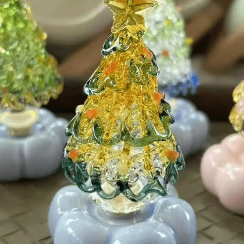 Christmas Tree Rotating Ornaments Rotatable Holiday Gifts