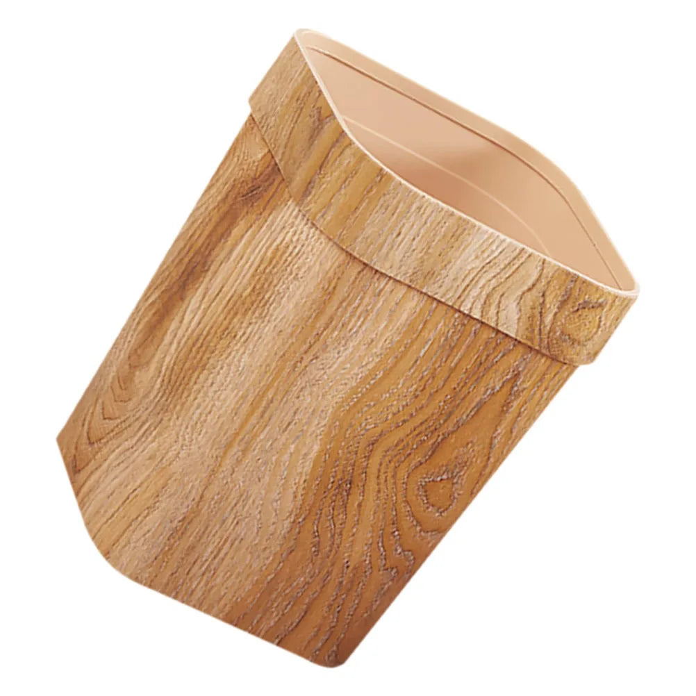 Wooden Garbage Container PP Material Multi-purpose Trash Can Home