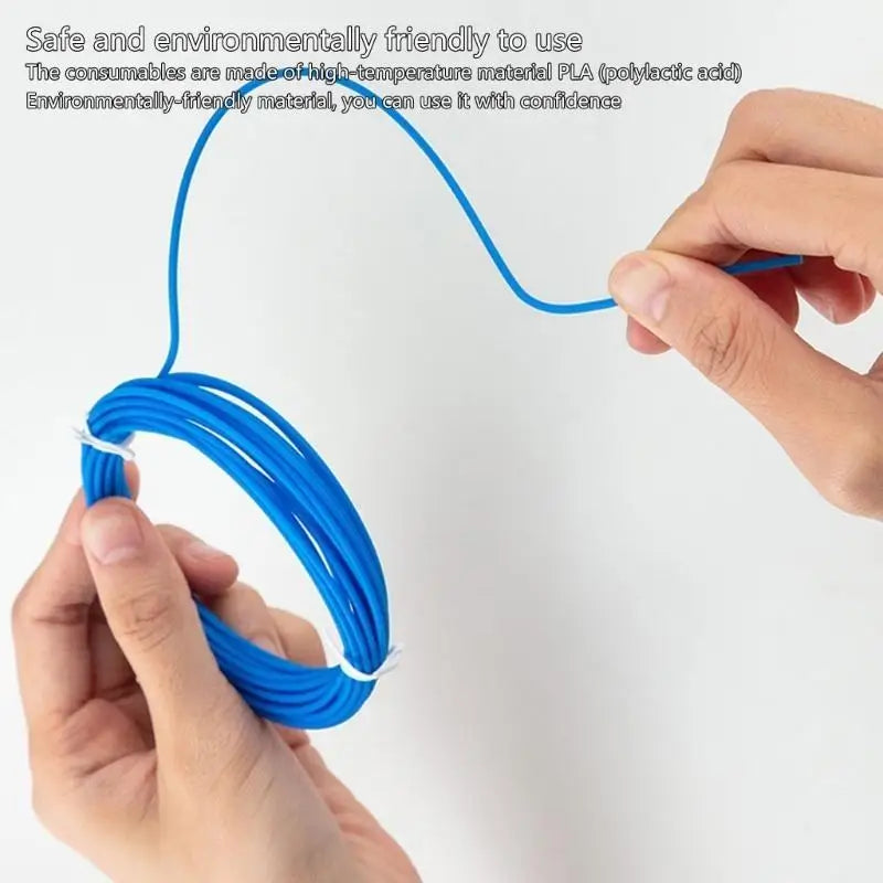652F 20Pcs/Pack 1.75mm Color 3D Pen Filament, 20 Color Good Heat Melt Perfectly DIY Zpaxo