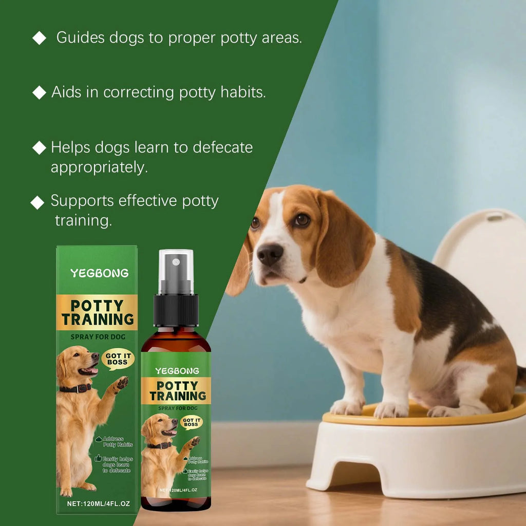 YEGBONG Pet Toilet Training Spray – Dog & Cat Potty Trainer Pet Potty Training Spray Zpaxo