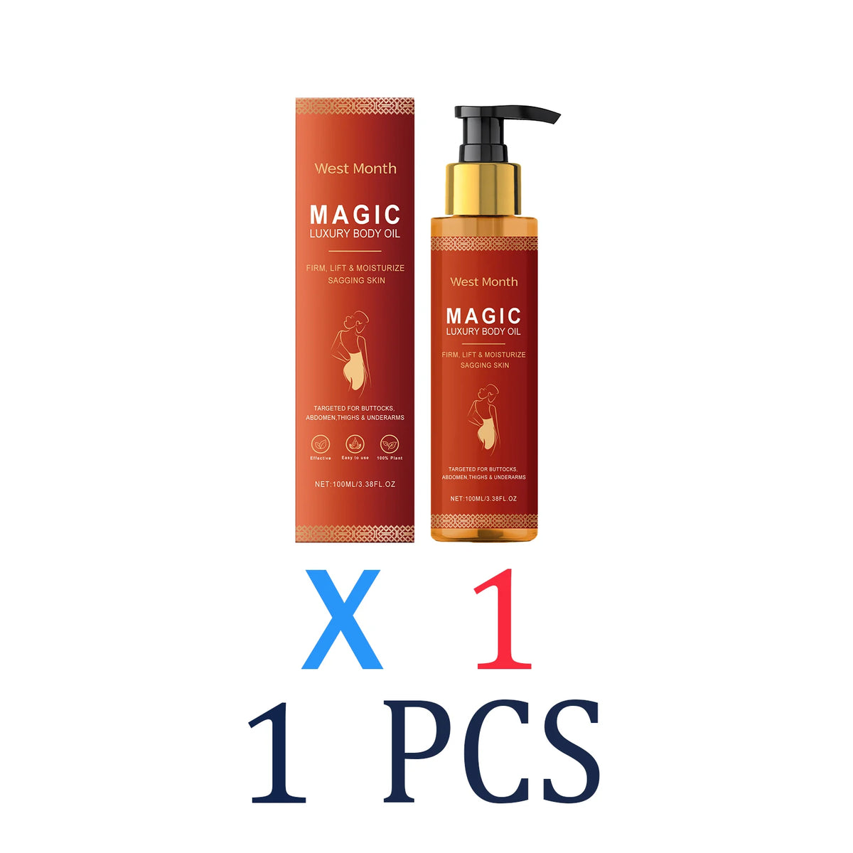 1/2/3/4/5/6 Pcs Collagen Body Oil Deep Hydration Lock Dry Skin Remedy Moisturizing Without Greasiness Gentle Nourishing Skin Oil Zpaxo 1 Pcs