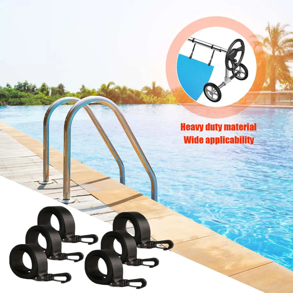 Universal Heavy Duty Solar Cover Reel Strap UV-Resistant Fastening