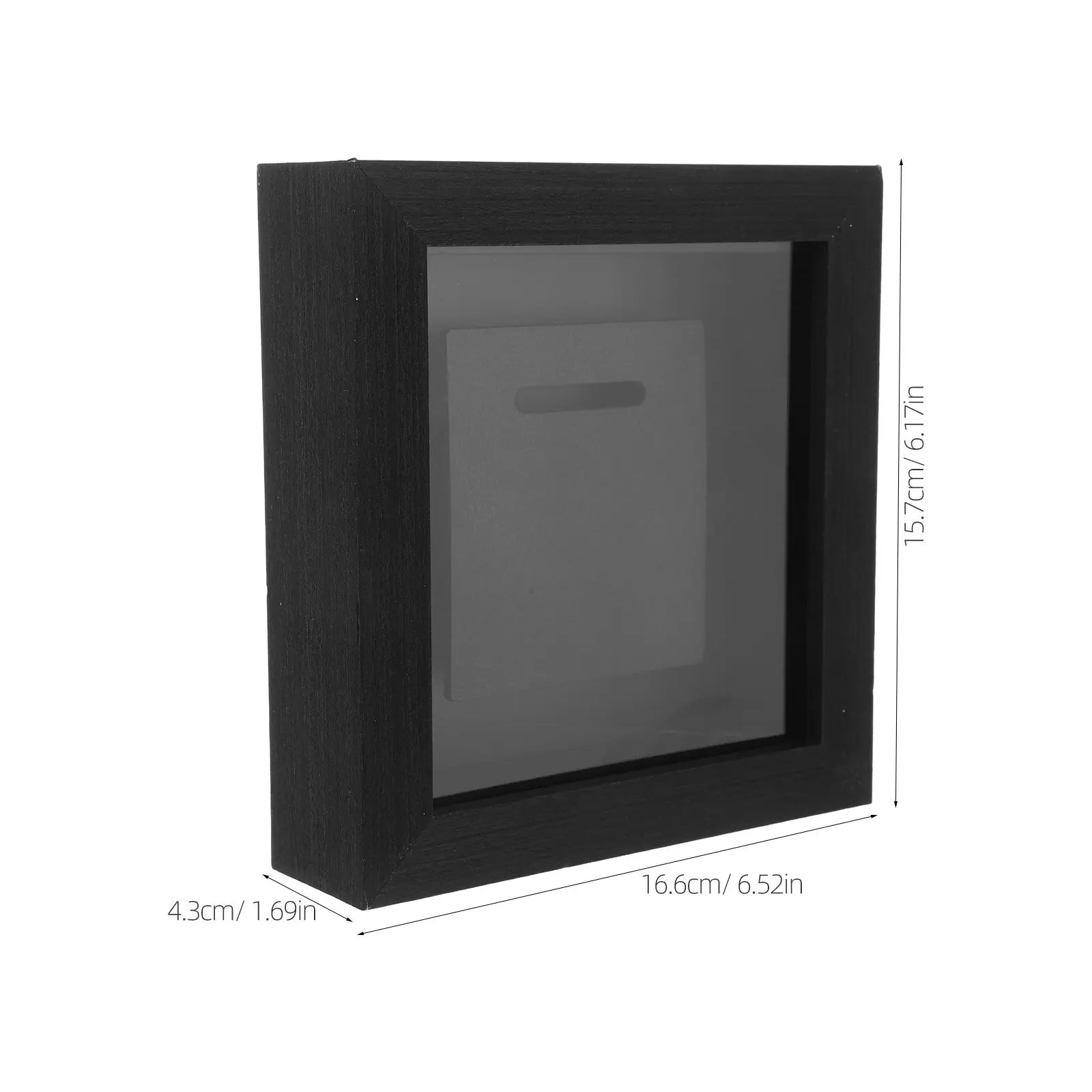 Wooden Medal Display Frame Tabletop Shadow Box Marathon Running