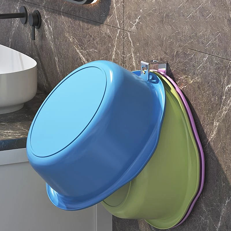 Punch-Free Adhesive Stainless Steel Wall Hook | Sink Hanger