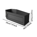 Gothic Planter Spooky Coffin Pot Indoor Container Halloween