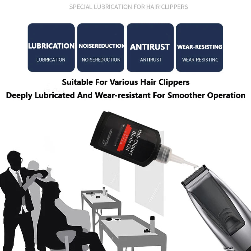 Hair Clipper Lubricant Oil 60ml/120ml – Trimmer Blade Maintenance Clipper Lubricant Oil Zpaxo