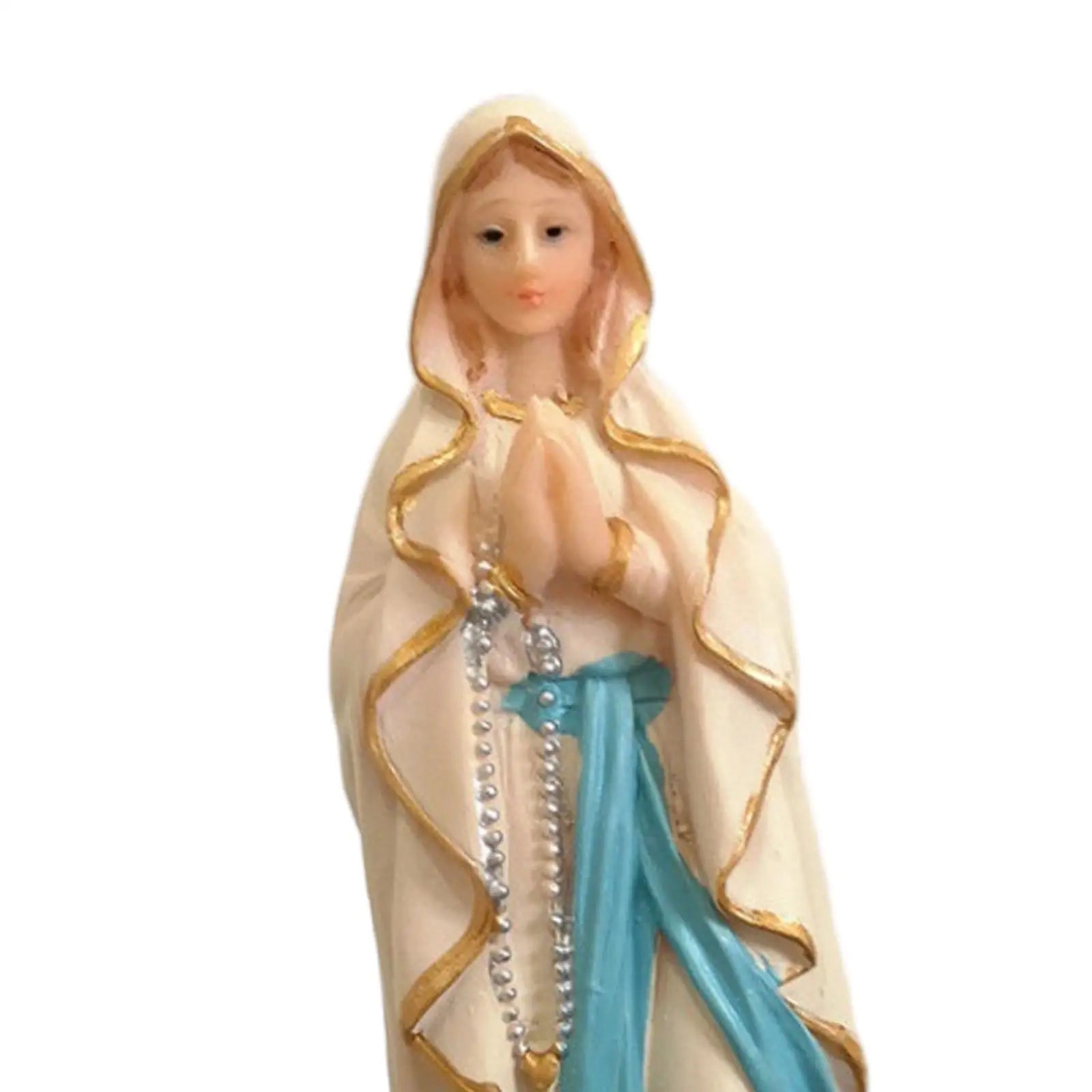 Blessed Luther Sculpture Desk Display Religious Catholic Figure Lady of Luther Figurine for Shelf Office Tabletop Home Desk Zpaxo