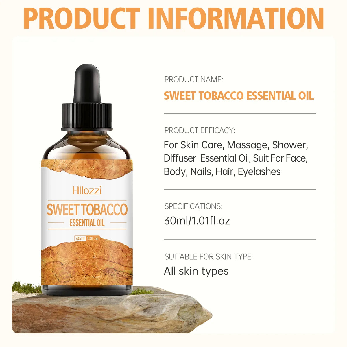 Sweet Tobacco Essential Oil Hair Care Aromatherapy Humidifier Burner Zpaxo