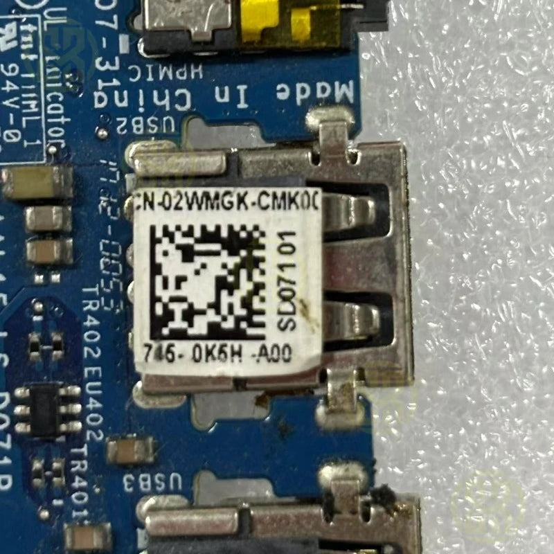 LS-D071P Dell 5555 5558 5758 USB AUDIO BOARD CN-02WMGK 02WMGK 2WMGK