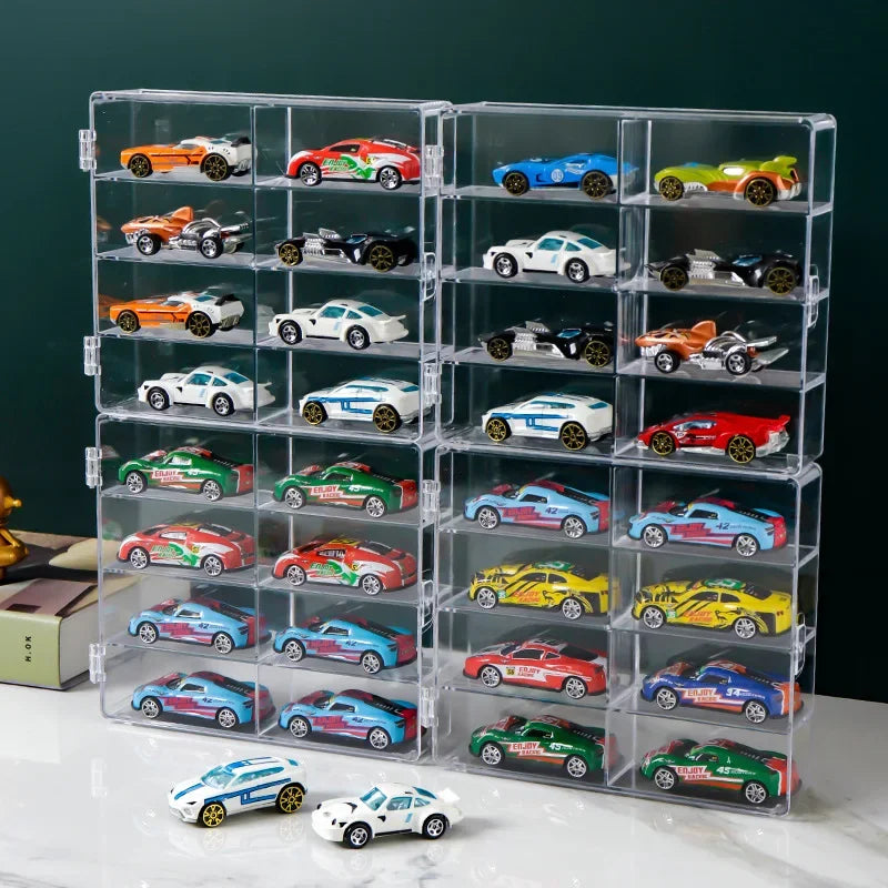 Transparent Collection Rack Car Model Storage Box Dust-proof Ornament