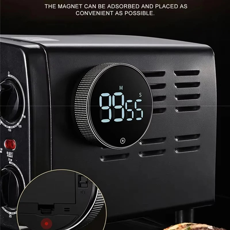 Magnetic Kitchen Timer – Rotary Mechanical Countdown Timer Kitchen Timer Zpaxo