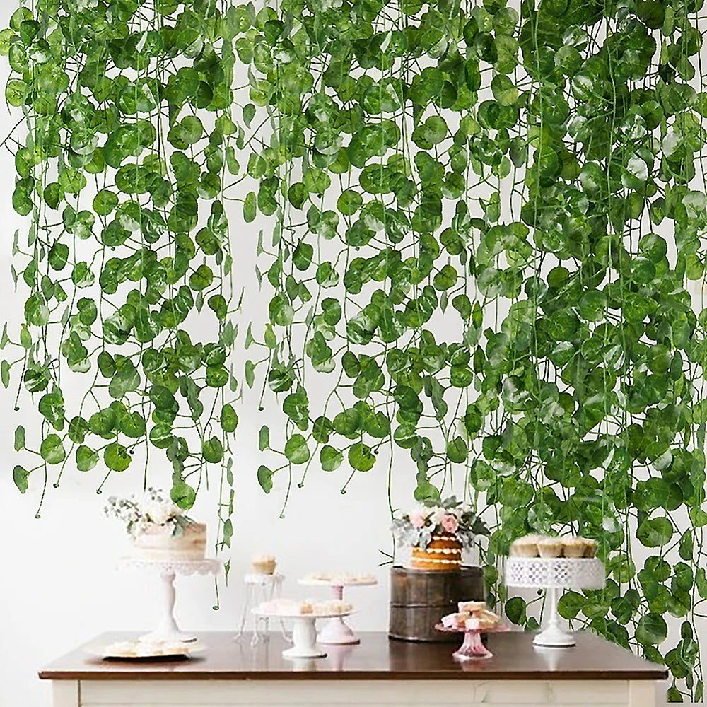 Artificial Liana Vine Fake Plants Lvy Leaves String Wedding Party