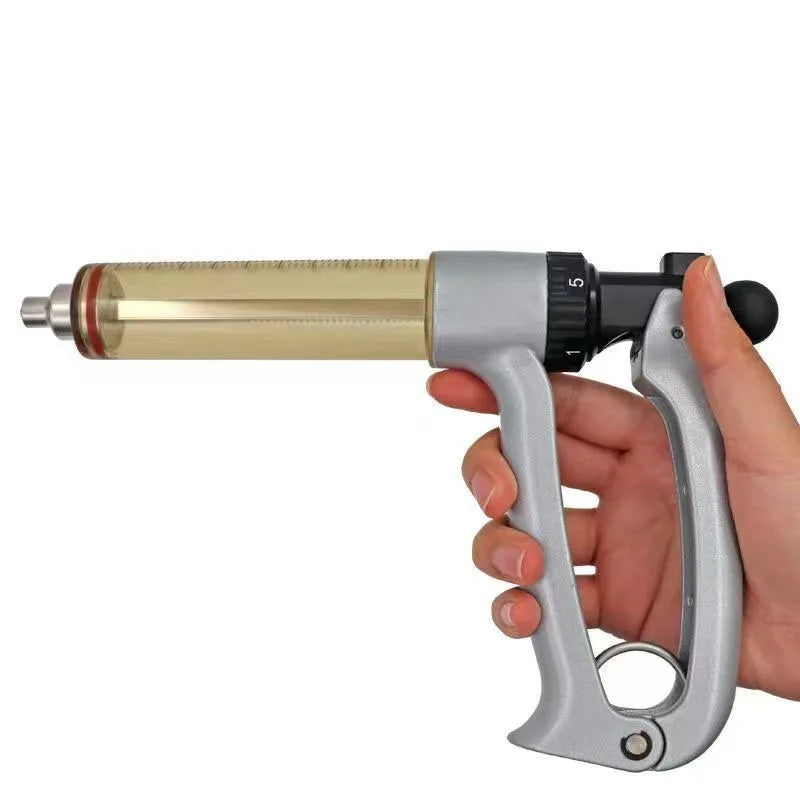 25 Semi-automatic Veterinary Continuous Syringe Animal Injection