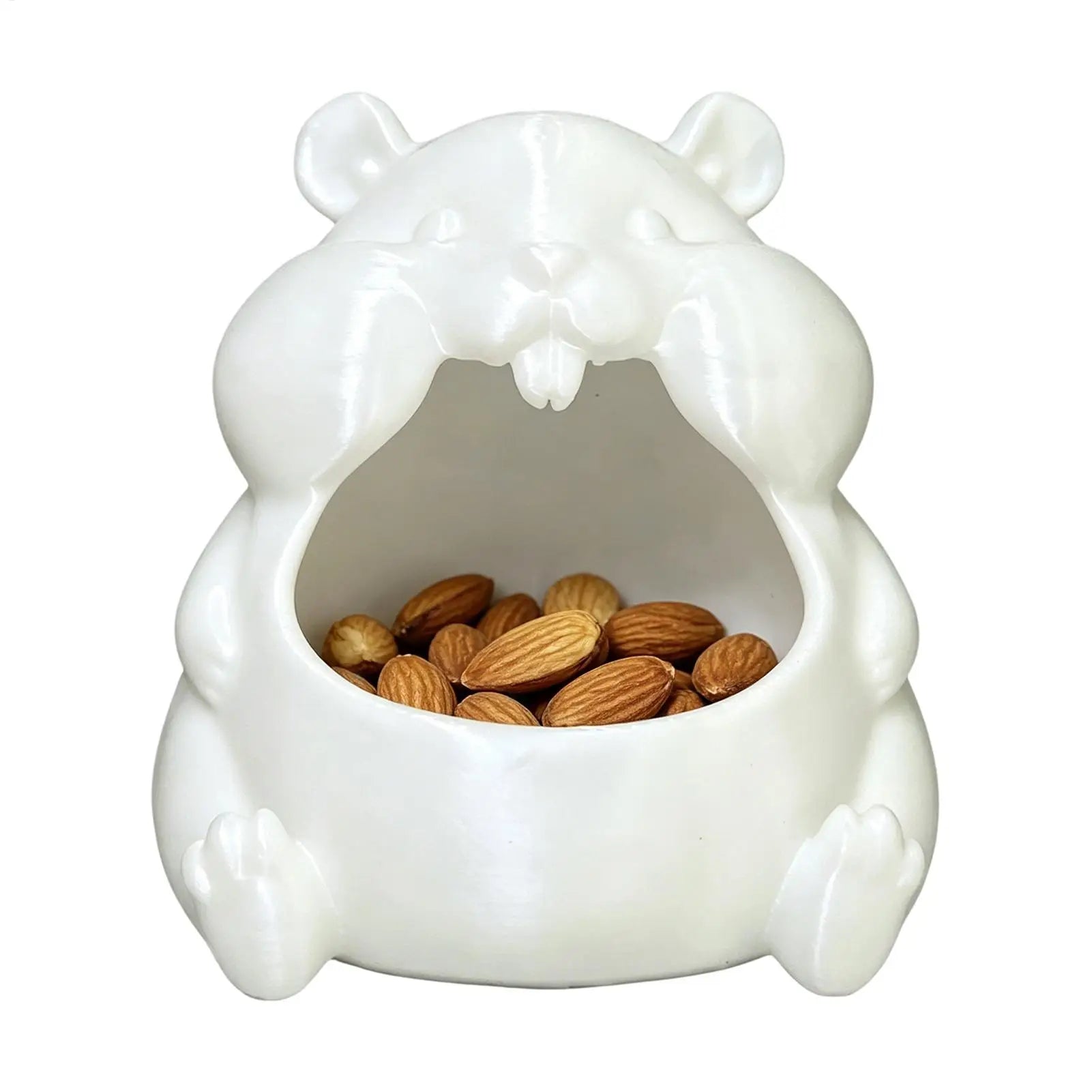 Hamster Shaped Candy Bowl Cute Decorative Tray Multipurpose Organizer