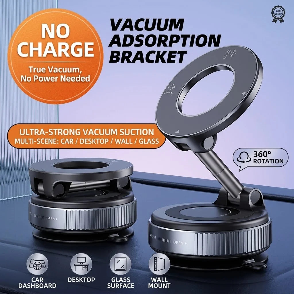 K007 Magnetic Phone Holder 360° Three-Axis Folding Car Mount Strong Magnet Dashboard Desk Stand for iPhone 16 15 Xiaomi Samsung Zpaxo