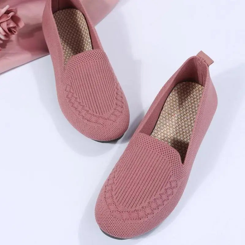 Casual Women's Shoes Summer Mesh Breathable Flat Ladies Comfort Light