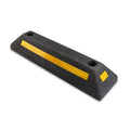 Aid Heavy Duty Parking Stopper Rubber Rubber-plastic Wheel Stop Zpaxo Black-1500kg