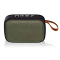 Mini Fabric Bluetooth Speaker Outdoors Wireless Waterproof Outdoor Hifi 3D Stereo MP3 Player Support FM Radio Support SD TF Card Zpaxo Army Green