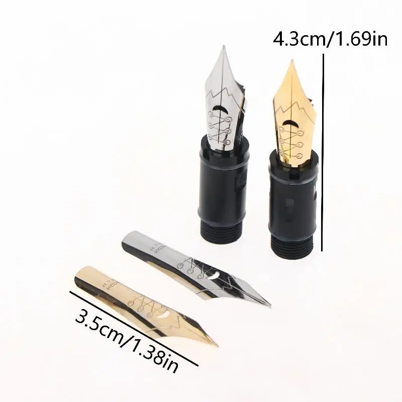 MAJOHN P136–P139 No.6 Soft Flex Nib Grip Section | Easy Install Fountain Pen Part Zpaxo