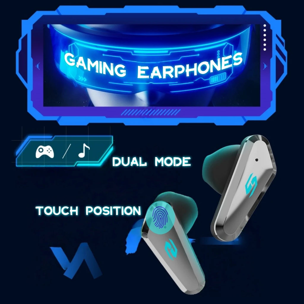 Wireless Earbuds 35ms Ultra-low Latency Headphones Premium Sound