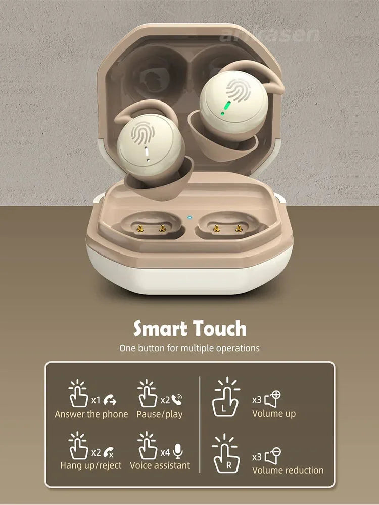Bluetooth Earbuds Wireless Sleep Ear Buds Invisible Noise Cancelling