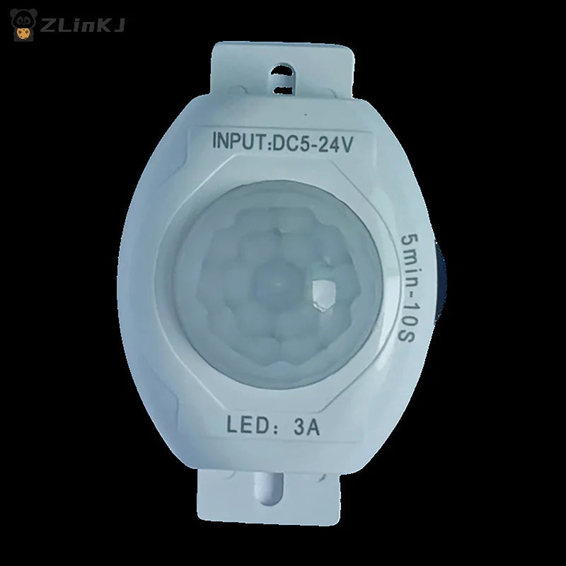 Time Delay Adjustable Infrared Sensor Light Switch For LED Strip DC12V 24V Infrared Induction Detector LED Motion Sensor Switch Zpaxo