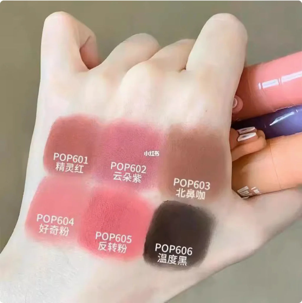 INTO YOU Cute Matte Lip Check Mud Velvet Long Lasting Tint Natural Zpaxo