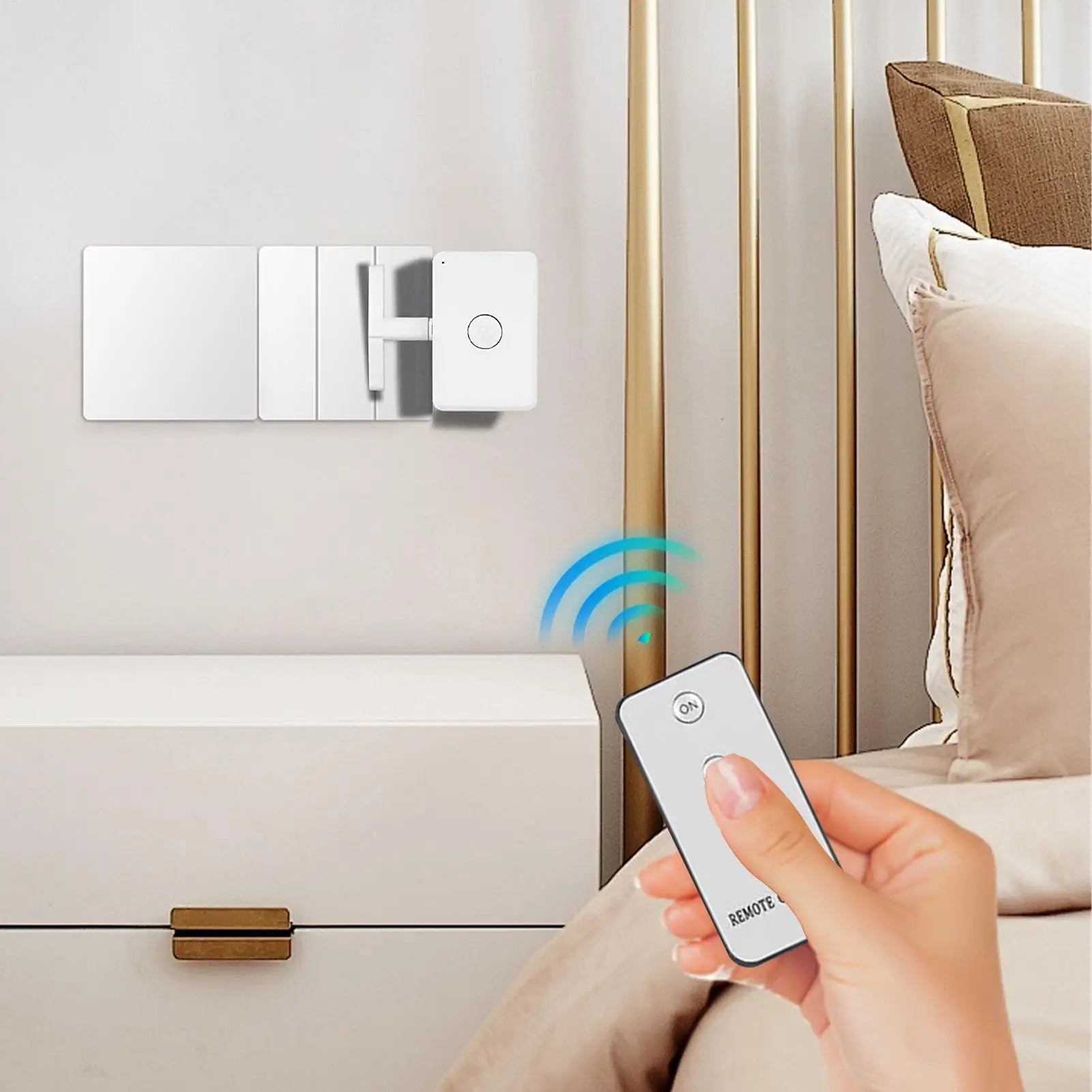 Smart Buttons Wireless Smart Button 10M Range Remote Controller Dimmer Lights Artifact Automation for Dormitory Room Car Door Zpaxo