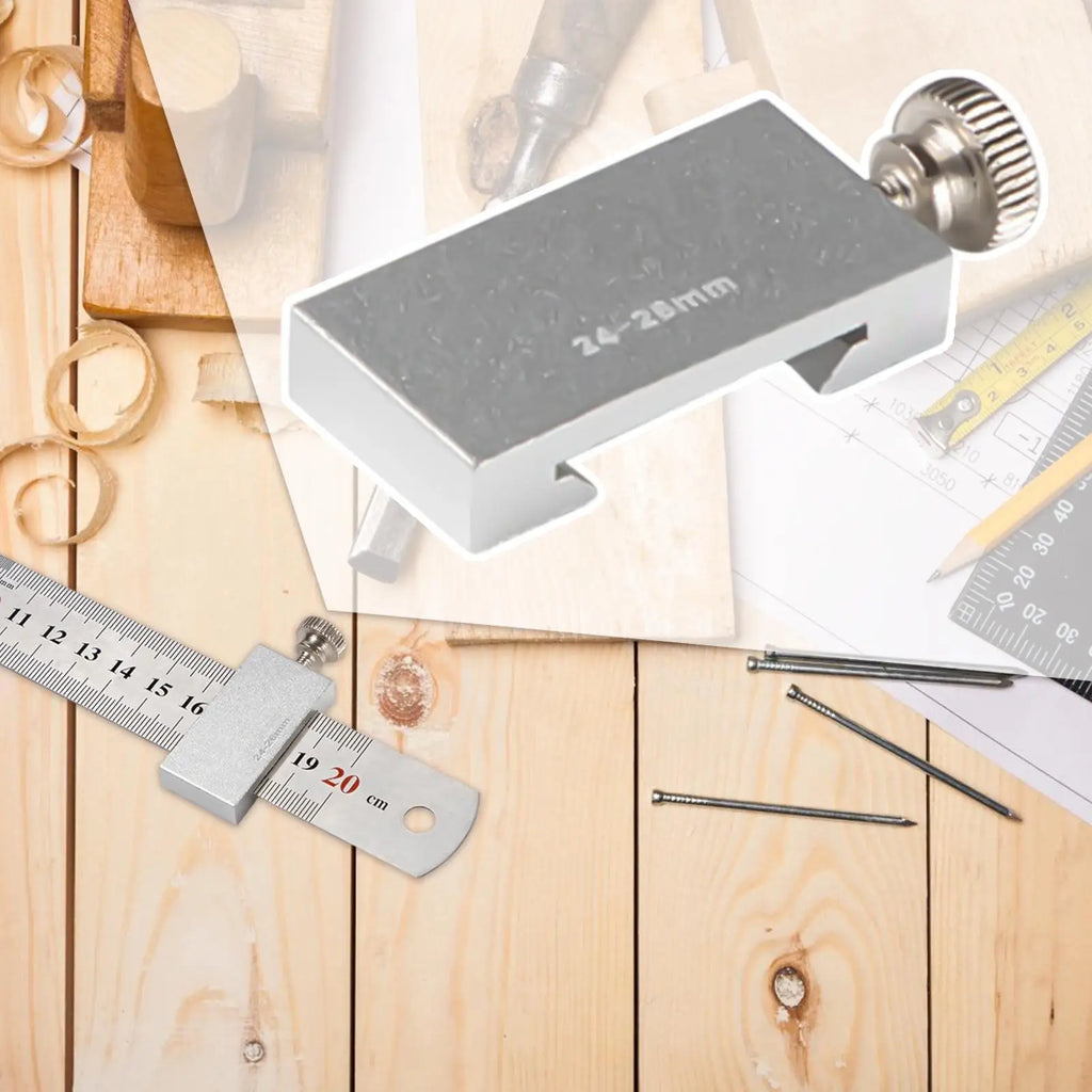 Ruler Positioning Block Aluminum Alloy Stopper Precision Scribe