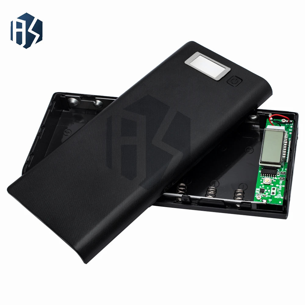 8 Cell 18650 Power Bank Shell DIY Portable Battery Case LCD Digital Zpaxo