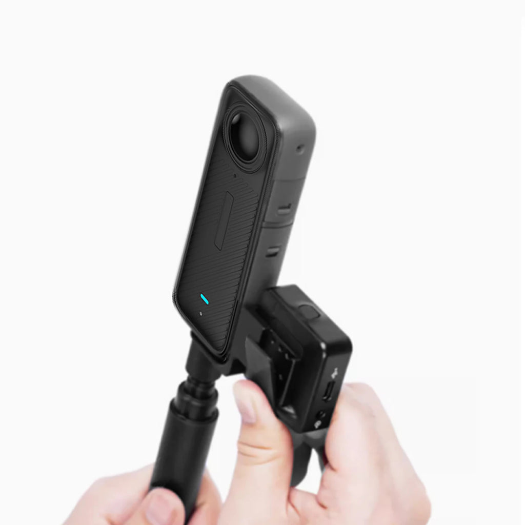 Action Camera Microphone Metal Extension Mount Holder Adapter Cable